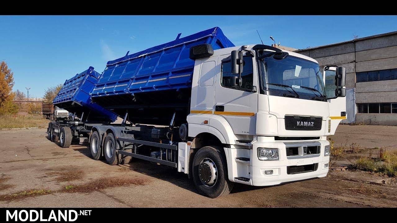 Kamaz 65207 with Trailer by Nikola