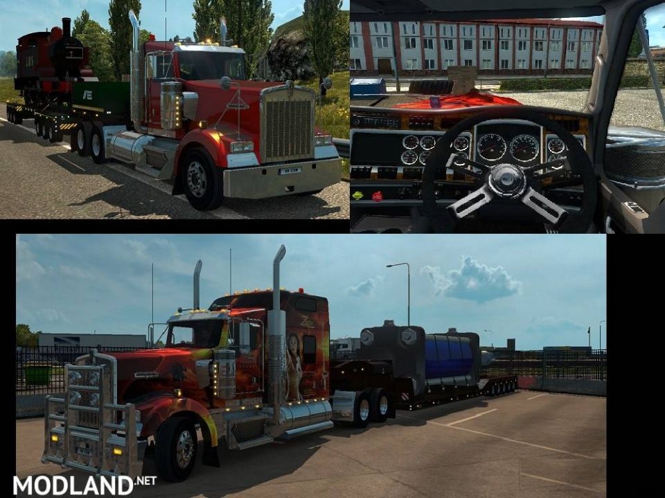 Kenworth W900 for ETS2 Left & Right Hand Drive