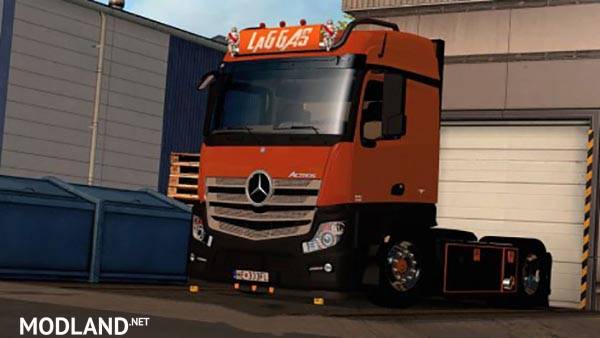 Mercedes Actros MP4 LaG Logistic Skin