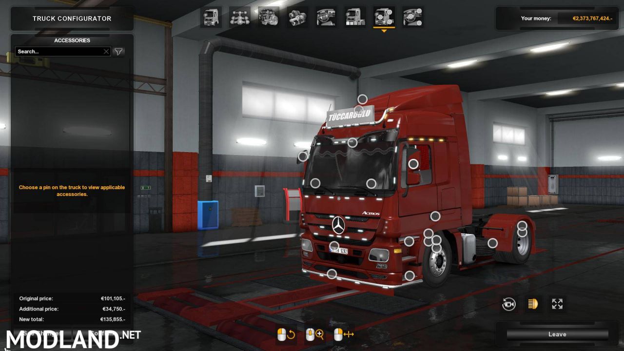 Mercedes Actros Turkish Tuning Pack 1.34.x