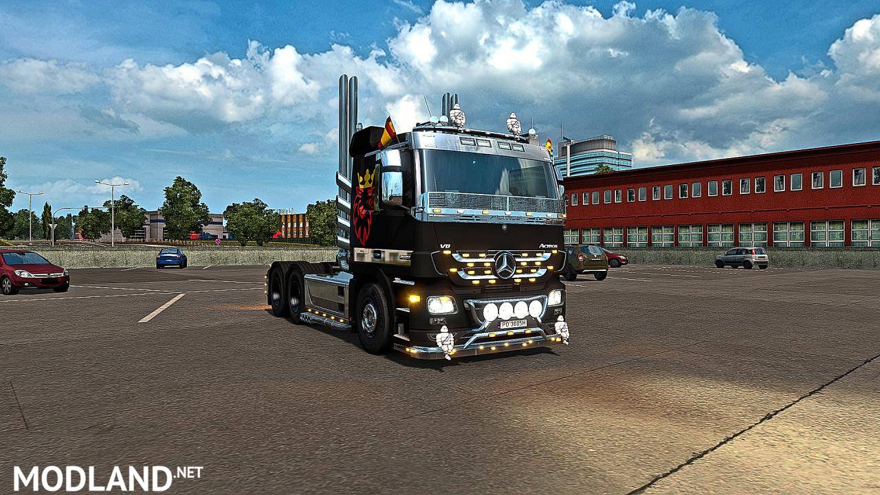 ETS2 1.40 MODS ★ LKW Tuning ▶ MEGA Tuning - Mercedes Actros MP4 Addons Basteln m