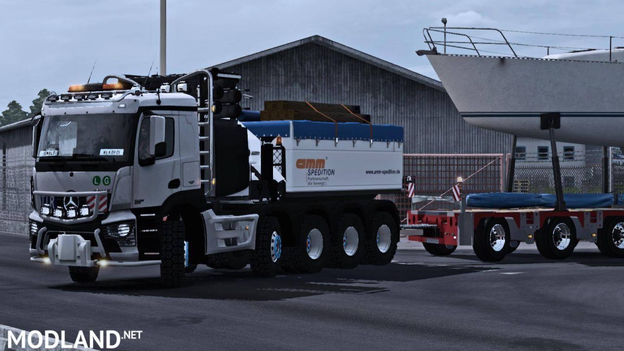 Mercedes Antos 10Ã—6 Normal & Ballast Truck