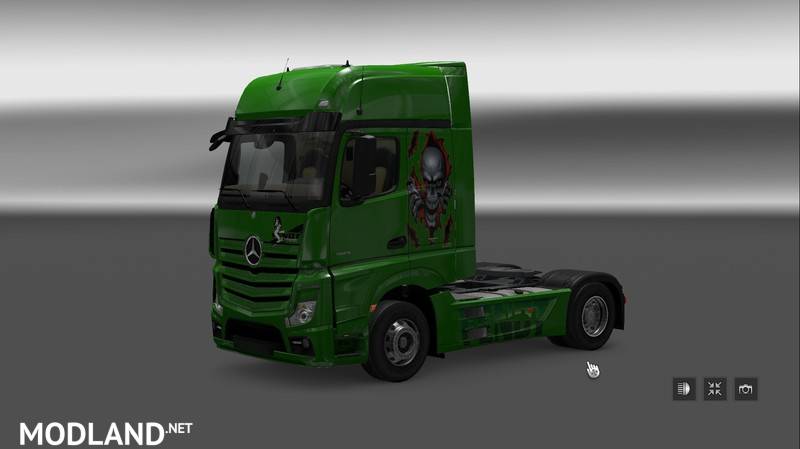 Merceds Actros mp 4 Skin