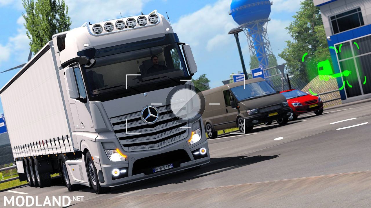 Mercedes Benz Actros MP4 Angel Headlight