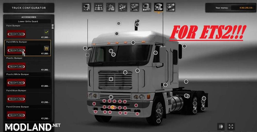 Freightliner Argosy Reworked v 2.0 for ETS2