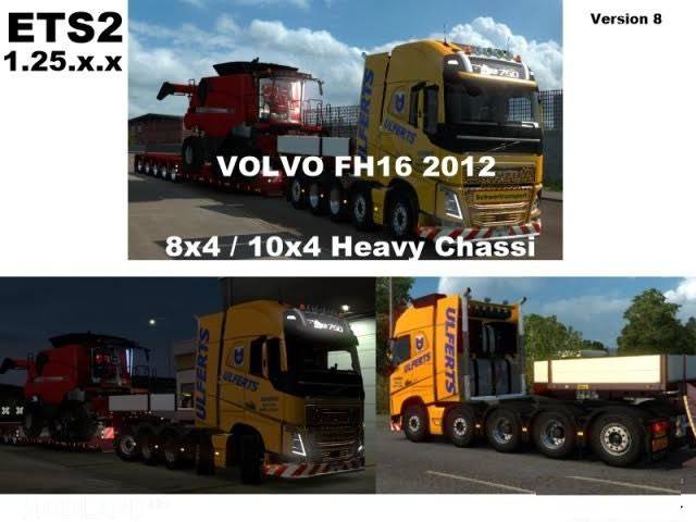 Volvo FH 2012 8×4 and 10×4 Version 8.2