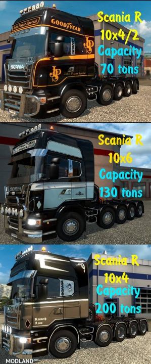 Scania R 10x4 3 in 1