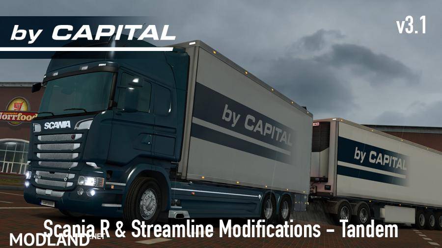 Scania R & S by RJL Tandem ByCapital v 3.1 for 1.24