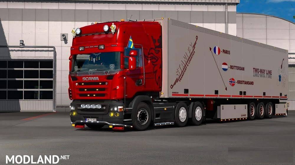 Scania R&Streamline RJL + Sušak Skin + Trailer