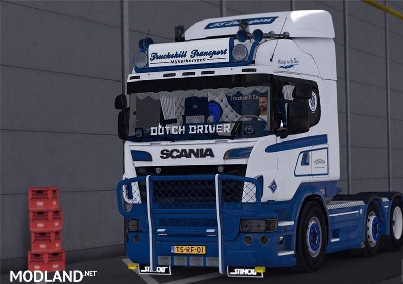 Scania Truckskill + trailer + flarepack