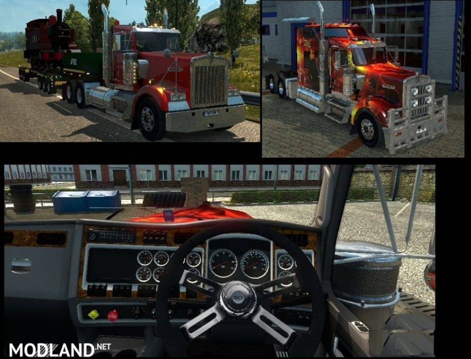 Kenworth W900 Left & Right hand drive for ETS2