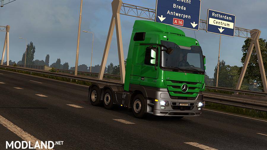 Mercedes Actros Mp3 Reworks - Bycapital V 1.1 - Ets 2