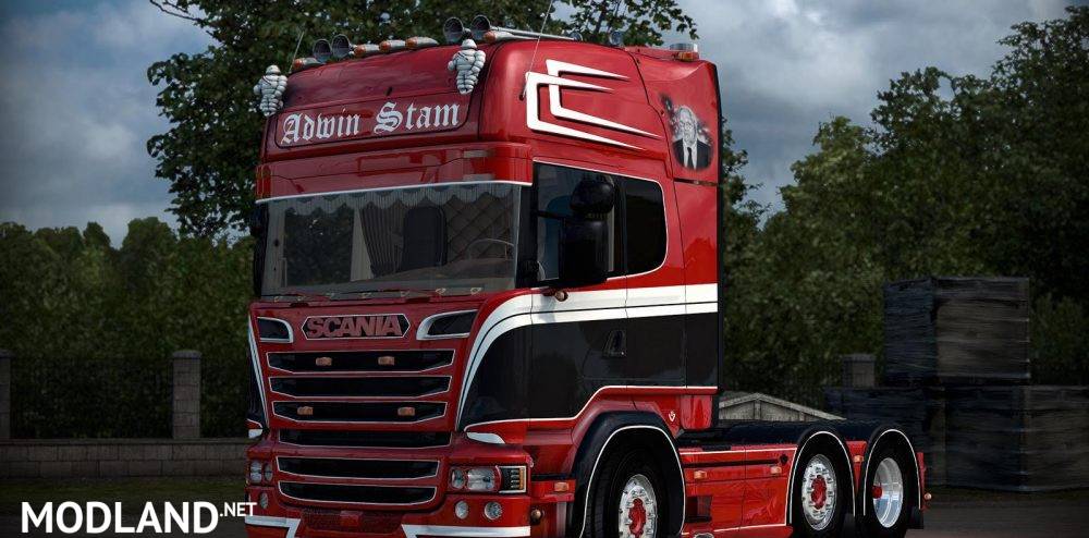 Scania R520 Adwin Stam - ETS 2