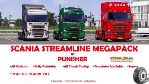 Scania Streamline Megapack by Punisher V3 to 1.26