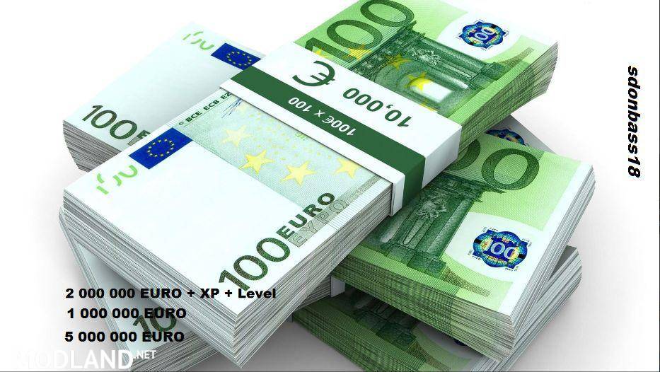 2 000 000 euro at the beginning of the game