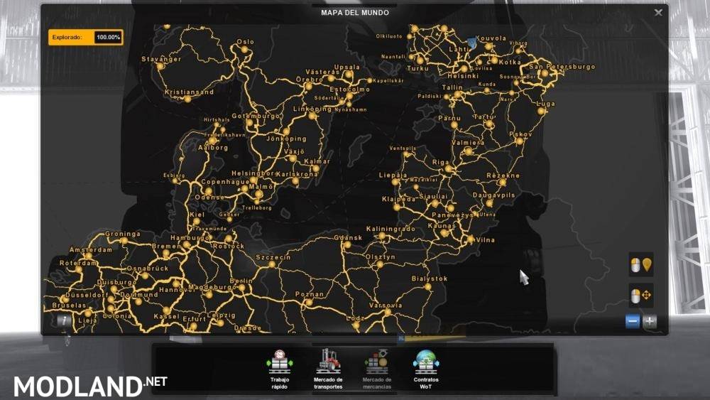 100% Explored Save Game Profile [MP-SP] [TruckersMP]