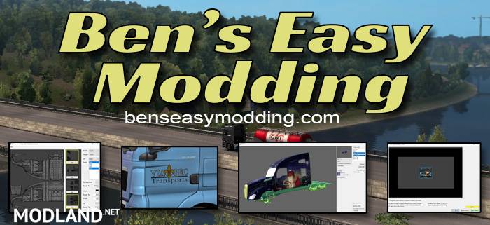 Benâ€™s Easy Modding For ATS & ETS2-Create your own mods+Tools for modders 1.35