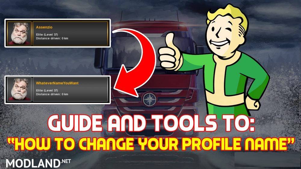 Tools + Easy guide for how to change your profile name