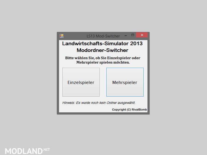FS 2013 Modification Folder Switcher