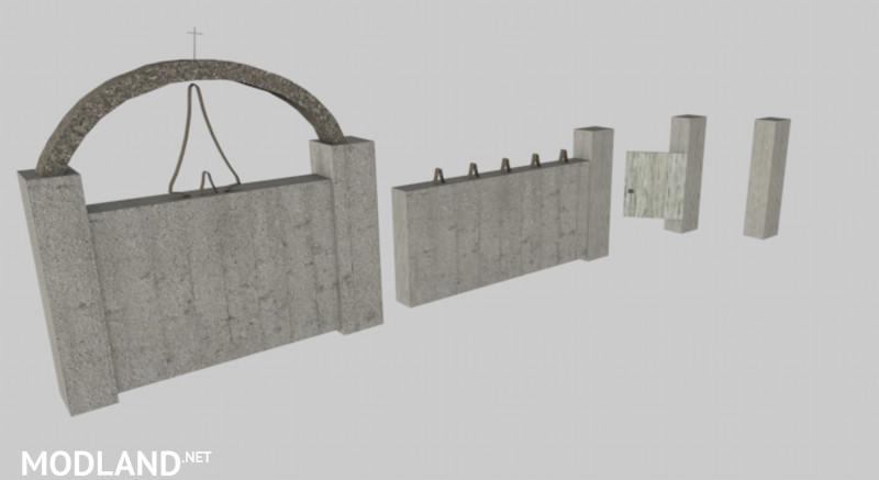 Concrete fences