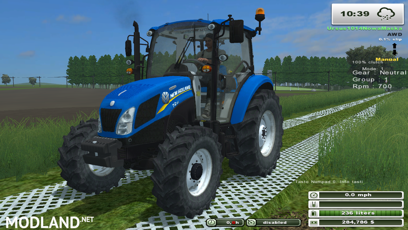 New Holland t4.55 (More Realistic) 