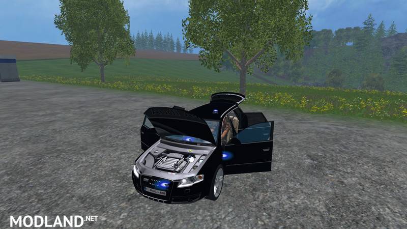 Audi A4 Belgium Police Car