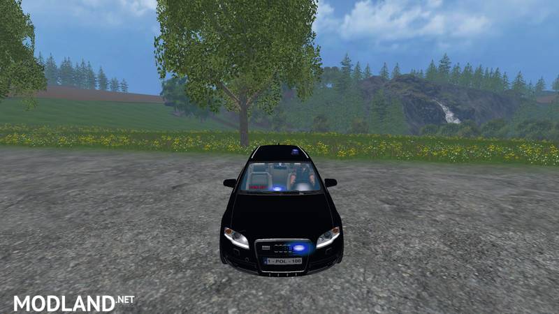 Audi A4 Belgium Police Car