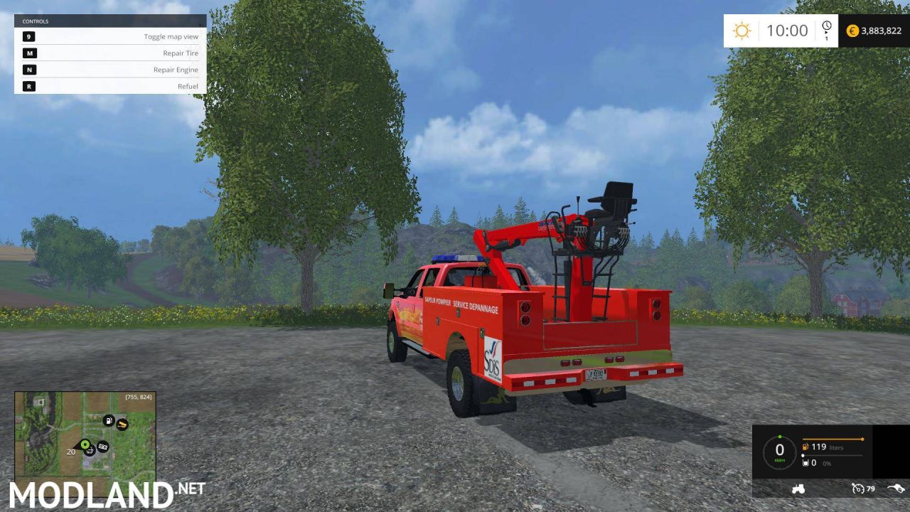 Voici le Vehicule de Depannage
