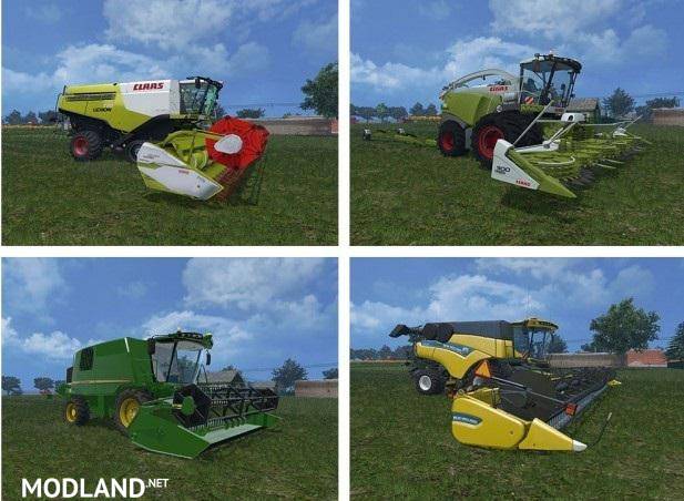 Harvesters Combines Mods Pack