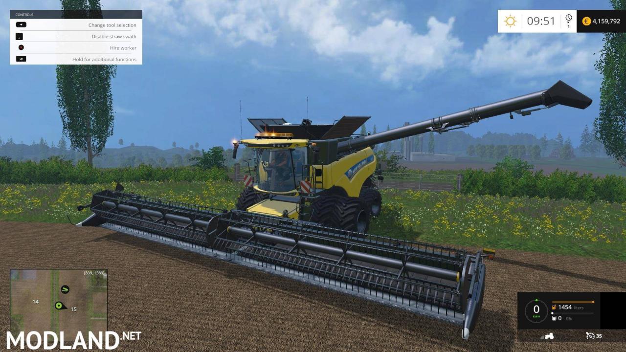 New Holland CR1090 Dynamic Front Trin Wheels