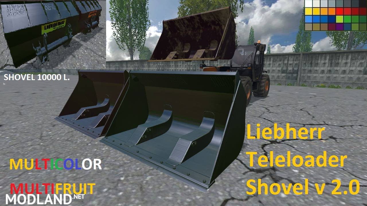 Liebherr Teleloader Shovel MULTICOLOR v 2.0 MULTIFRUIT