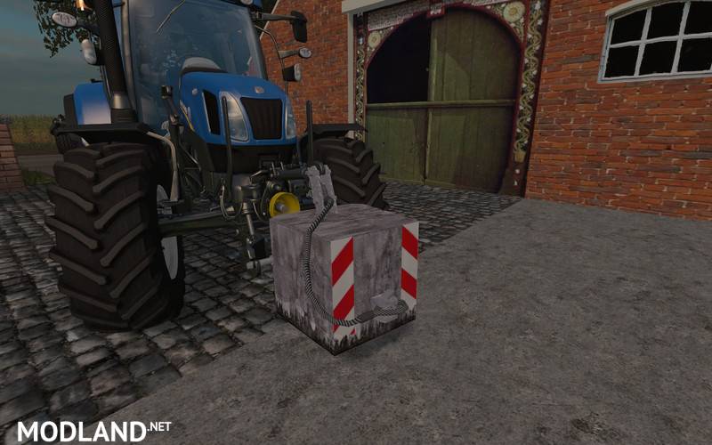 850 KG Concrete Weight