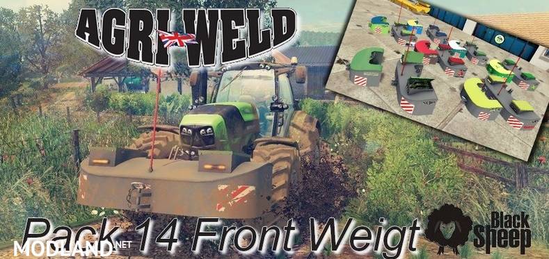 Pack 14 Front Weight Agrl-Weld Options Fuel