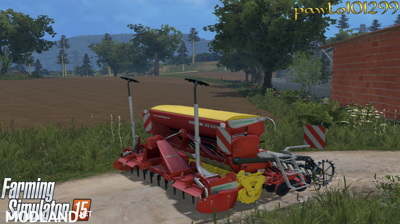 Poettinger Vitasem 302A  (Makes Tracks !)