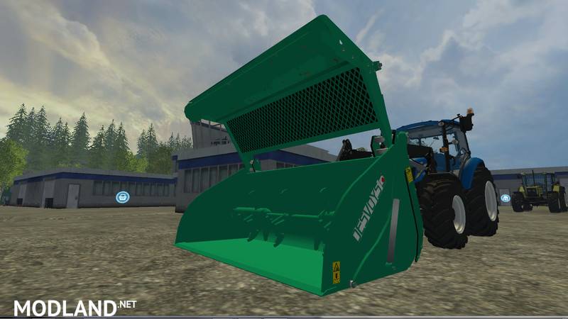 Compound feed shovel telescopic handlers
