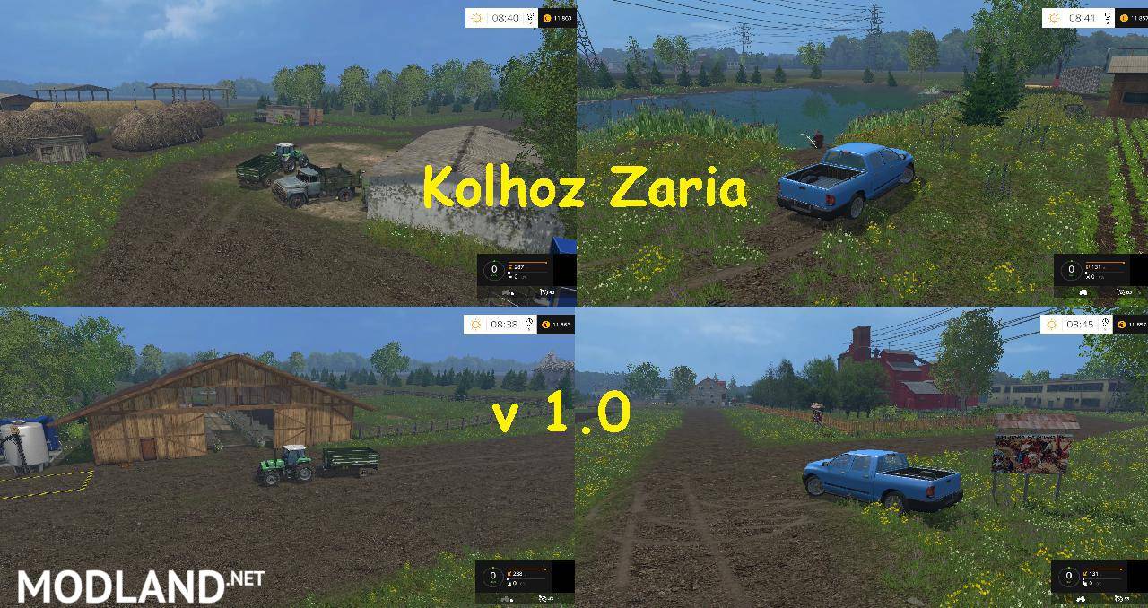 Kolhoz Zaria Map v 1.0 - FS 15