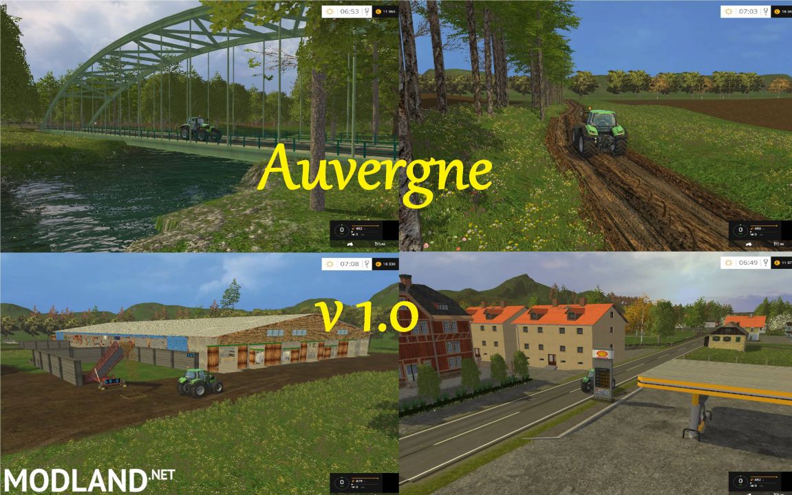 Auvergne Map