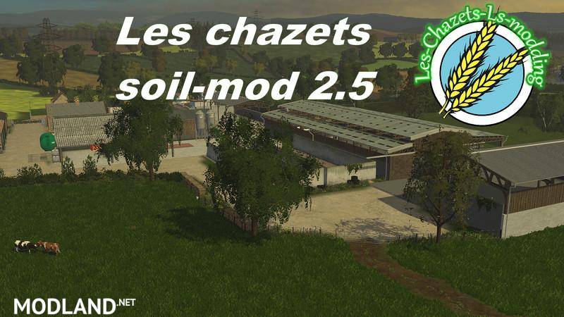 Les Chazets Map SoilMod