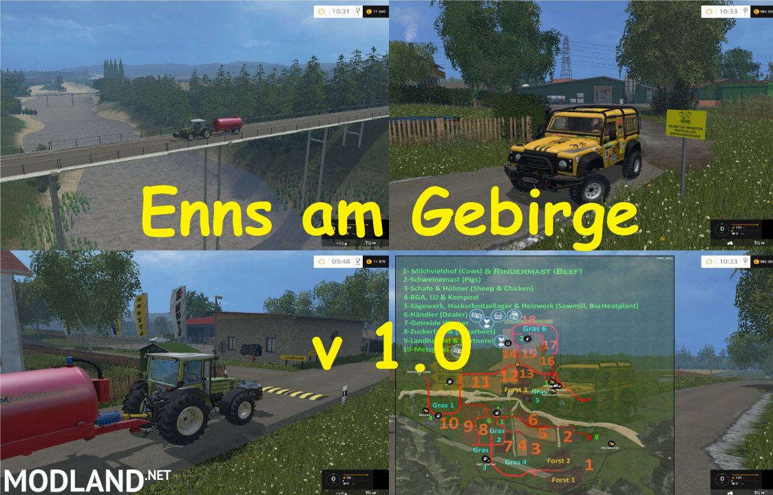 Enns am Gebirge Map