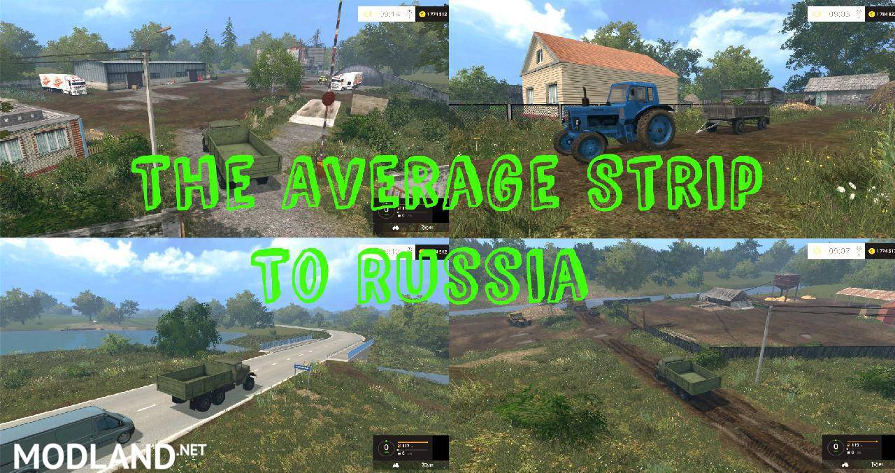 The Average Strip To Russia Map