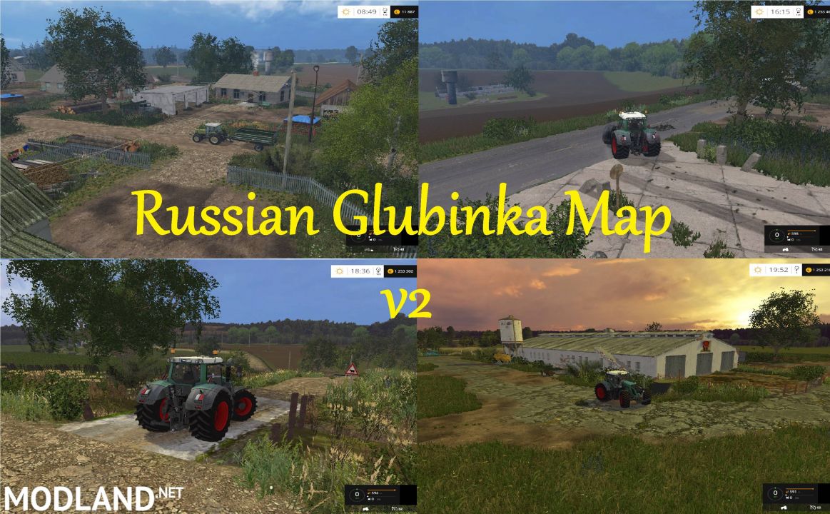 Russian Glubinka Map