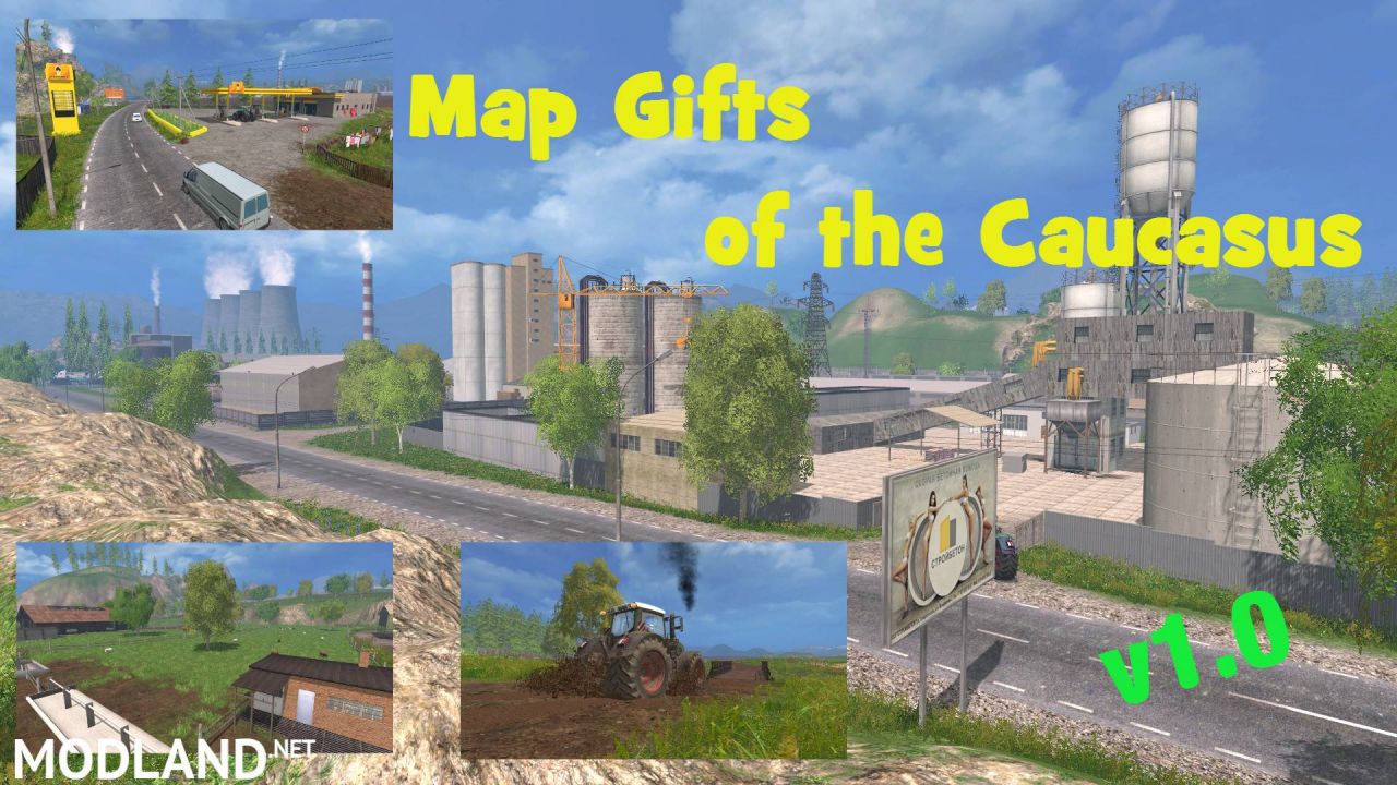 Map Gifts of the Caucasus