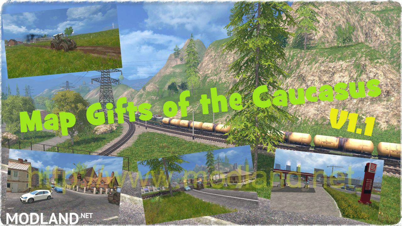 Map Gifts of the Caucasus