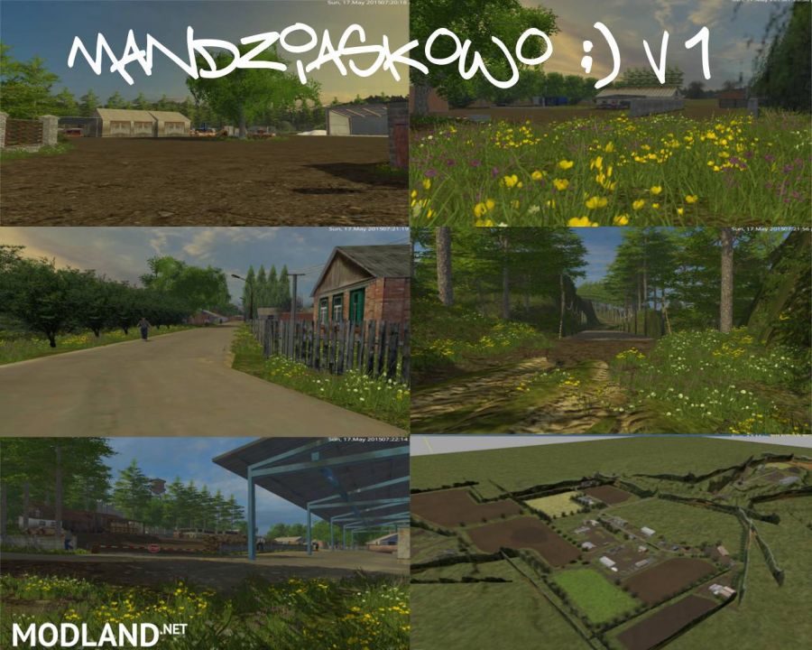 Mandziaskowo Map