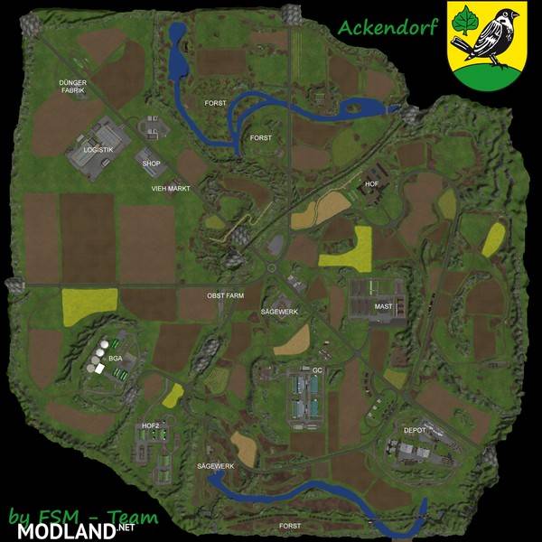 Ackendorf Map