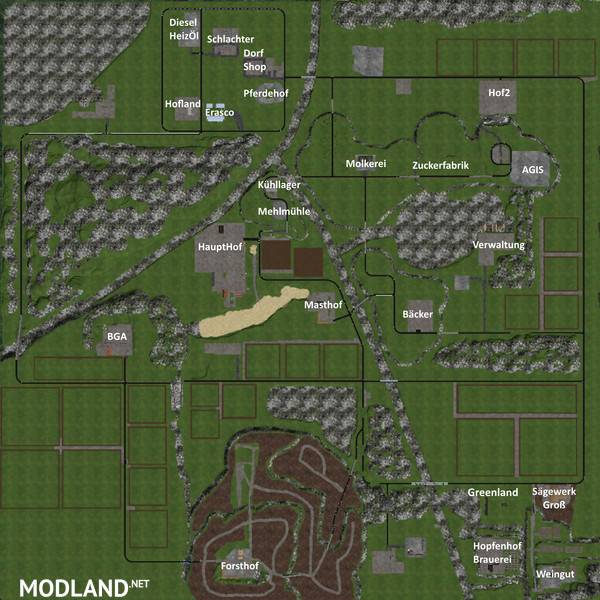 Bioland Map