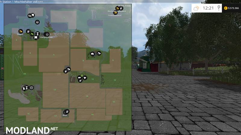 Cornfield Miles Map