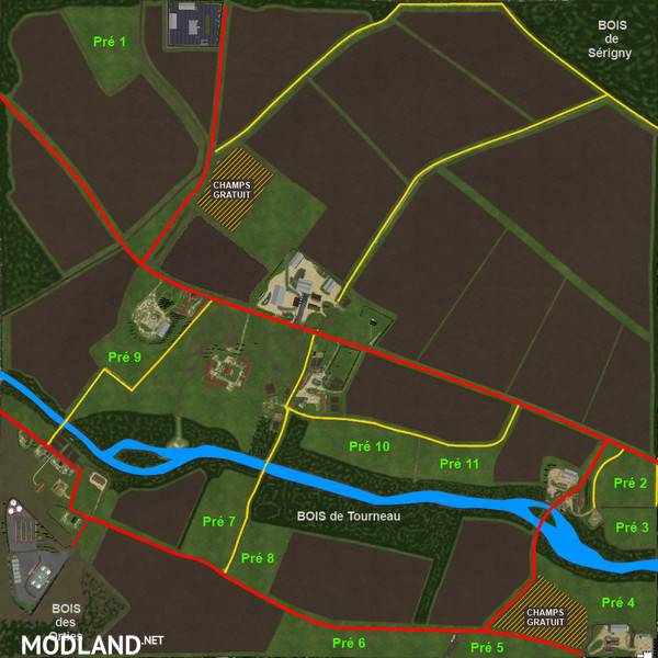Grande Brenne Map v 2.0 with SoilMod