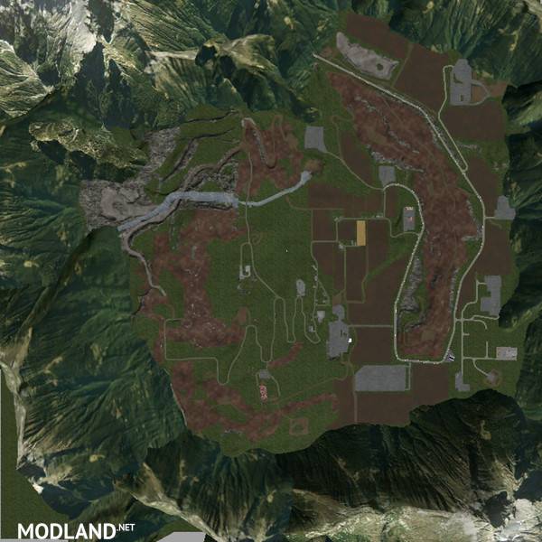 Mountain and Valley Map