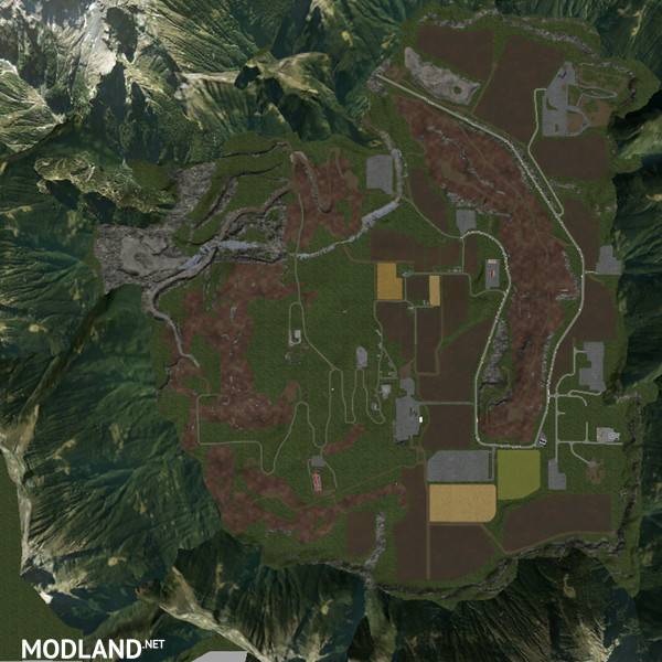 Mountain and Valley Map